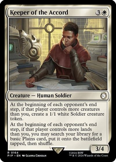 Keeper of the Accord Universes Beyond: Fallout Magic card