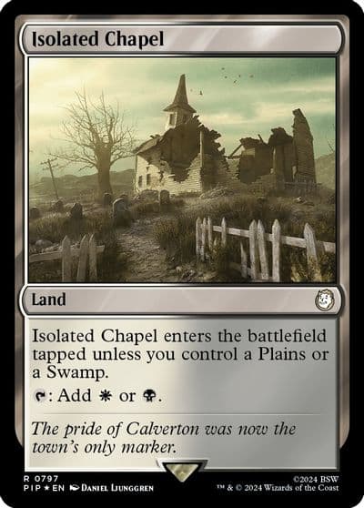 Isolated Chapel Surge Foil Universes Beyond: Fallout Magic card