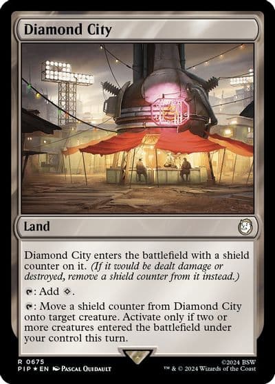 Diamond City Surge Foil Universes Beyond: Fallout Magic card