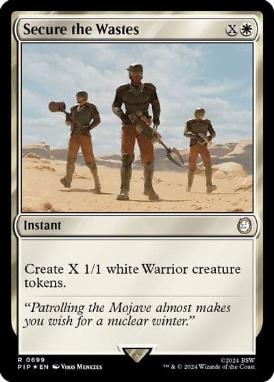 Secure the Wastes Surge Foil Universes Beyond: Fallout Magic card
