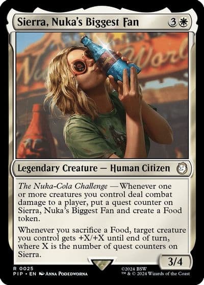 Sierra Nukas Biggest Fan Universes Beyond: Fallout Magic card