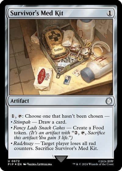 Survivors Med Kit Surge Foil Universes Beyond: Fallout Magic card