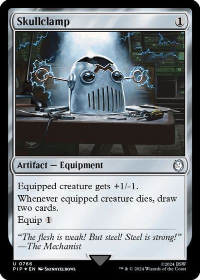 Skullclamp Surge Foil Universes Beyond: Fallout Magic card