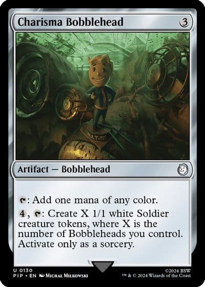 Charisma Bobblehead Universes Beyond: Fallout Magic card