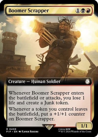 Boomer Scrapper Extended Art Universes Beyond: Fallout Magic card