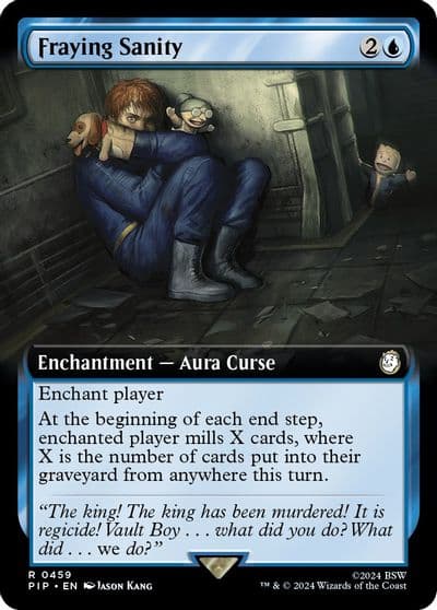 Fraying Sanity Extended Art Universes Beyond: Fallout Magic card