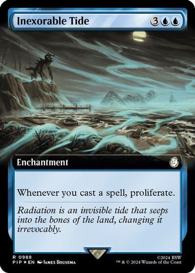 Inexorable Tide Extended Art Surge Foil Universes Beyond: Fallout Magic card