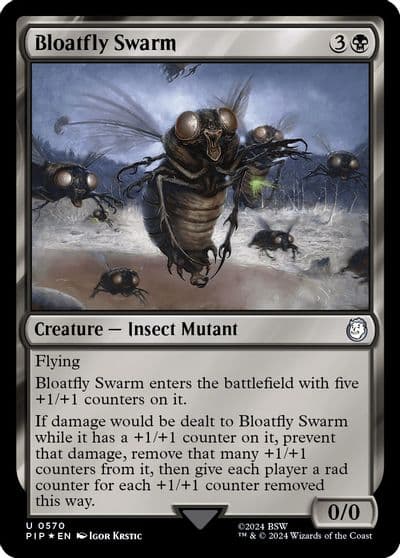 Bloatfly Swarm Surge Foil Universes Beyond: Fallout Magic card