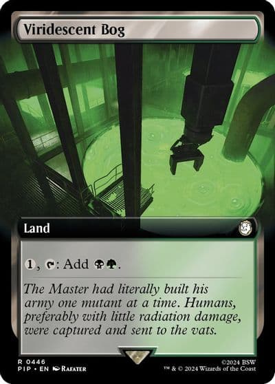 Viridescent Bog Extended Art Universes Beyond: Fallout Magic card
