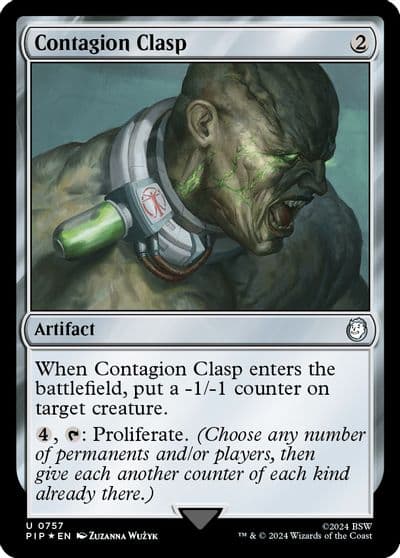 Contagion Clasp Surge Foil Universes Beyond: Fallout Magic card