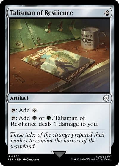 Talisman of Resilience Universes Beyond: Fallout Magic card