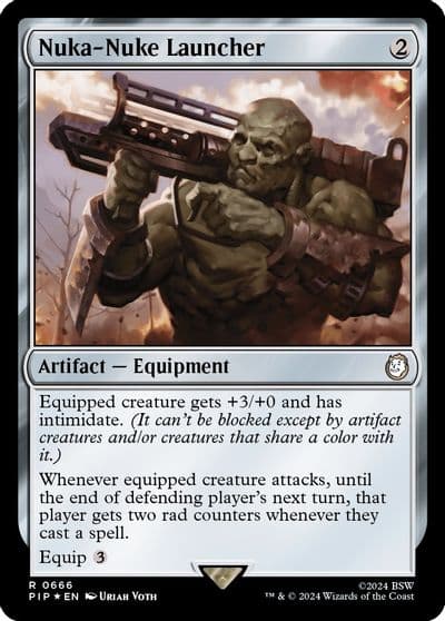 Nuka Nuke Launcher Surge Foil Universes Beyond: Fallout Magic card