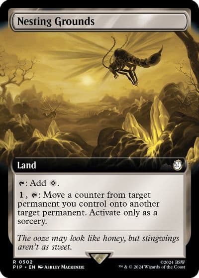 Nesting Grounds Extended Art Universes Beyond: Fallout Magic card