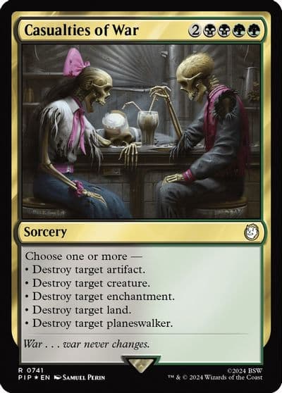 Casualties of War Surge Foil Universes Beyond: Fallout Magic card