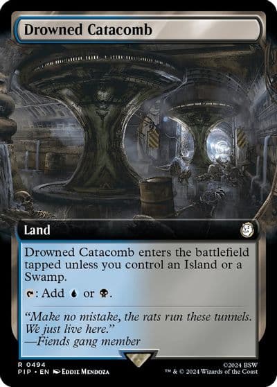 Drowned Catacomb Extended Art Universes Beyond: Fallout Magic card