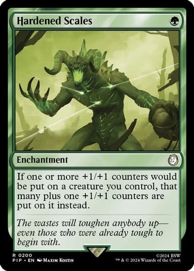 Hardened Scales Universes Beyond: Fallout Magic card
