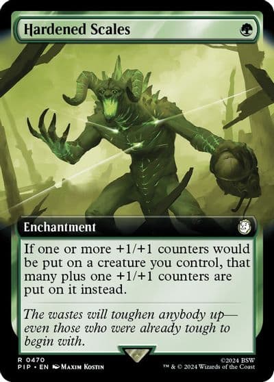 Hardened Scales Extended Art Universes Beyond: Fallout Magic card
