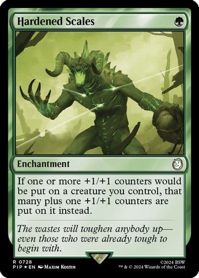 Hardened Scales Surge Foil Universes Beyond: Fallout Magic card