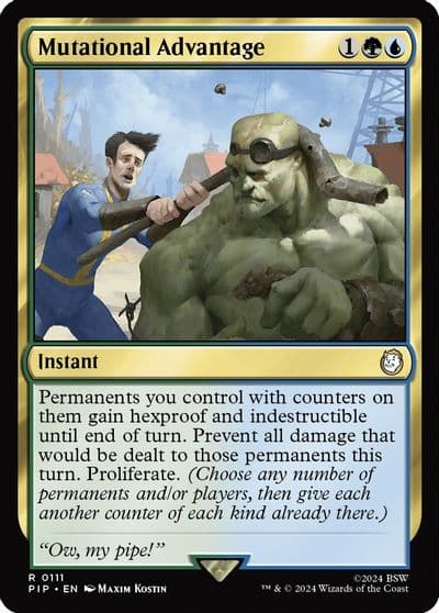 Mutational Advantage Universes Beyond: Fallout Magic card