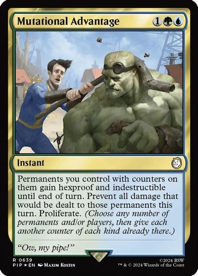 Mutational Advantage Surge Foil Universes Beyond: Fallout Magic card