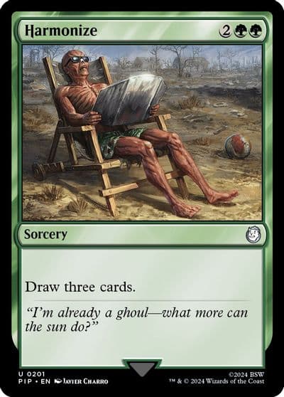 Harmonize Universes Beyond: Fallout Magic card