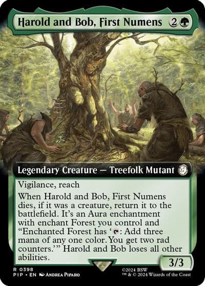 Harold and Bob First Numens Extended Art Universes Beyond: Fallout Magic card