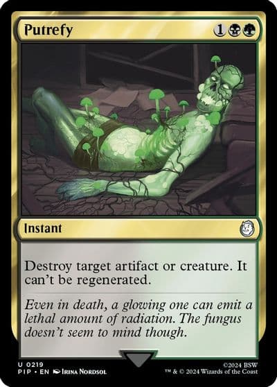 Putrefy Universes Beyond: Fallout Magic card