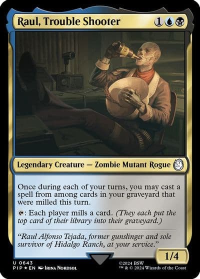 Raul Trouble Shooter Surge Foil Universes Beyond: Fallout Magic card