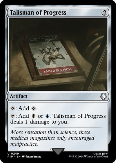 Talisman of Progress Universes Beyond: Fallout Magic card