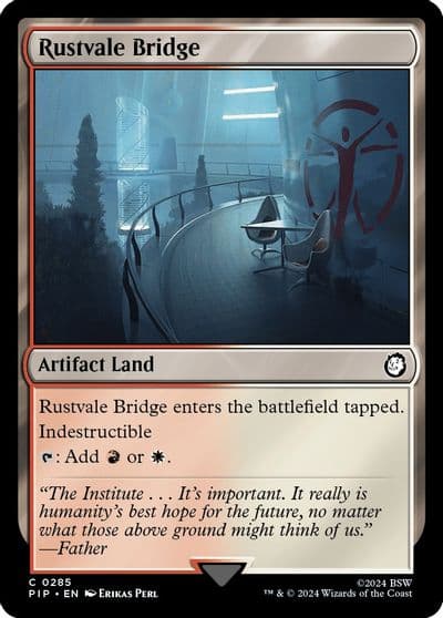 Rustvale Bridge Universes Beyond: Fallout Magic card