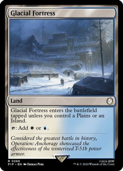 Glacial Fortress Universes Beyond: Fallout Magic card