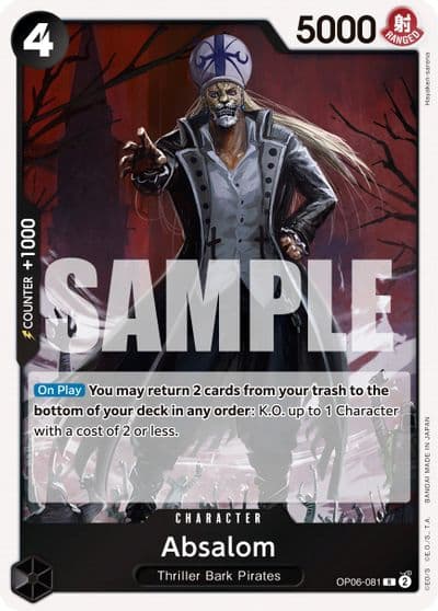 Absalom Wings of the Captain One Piece card