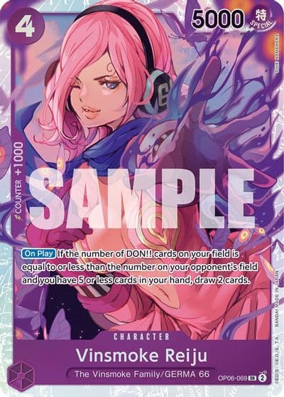 Vinsmoke Reiju 069 Wings of the Captain One Piece card