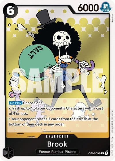 Brook Wings of the Captain One Piece card