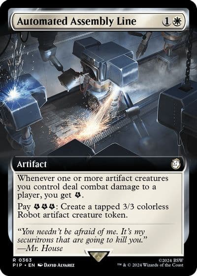 Automated Assembly Line Extended Art Universes Beyond: Fallout Magic card