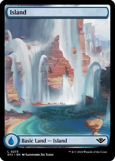 Island 0273 Outlaws of Thunder Junction Magic card