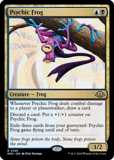 Psychic Frog Modern Horizons 3 Magic card