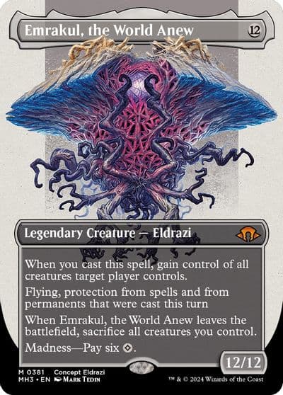 Emrakul the World Anew Borderless Modern Horizons 3 Magic card