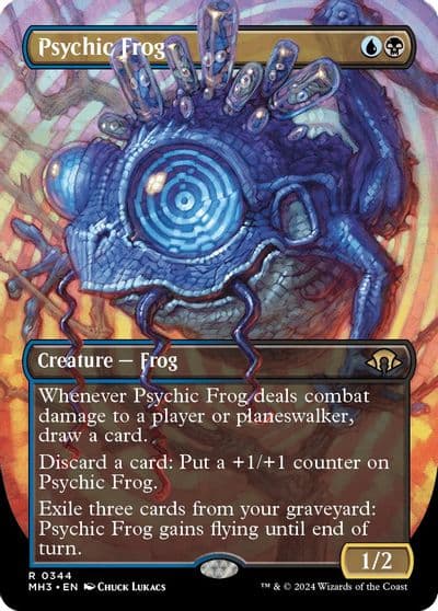 Psychic Frog Borderless Modern Horizons 3 Magic card