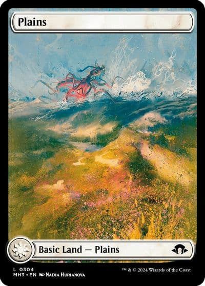 Plains 0304 Modern Horizons 3 Magic card