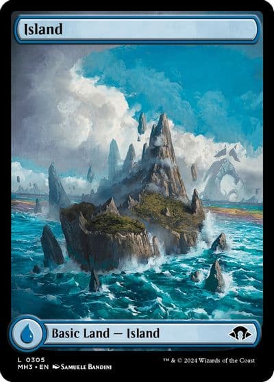 Island 0305 Modern Horizons 3 Magic card