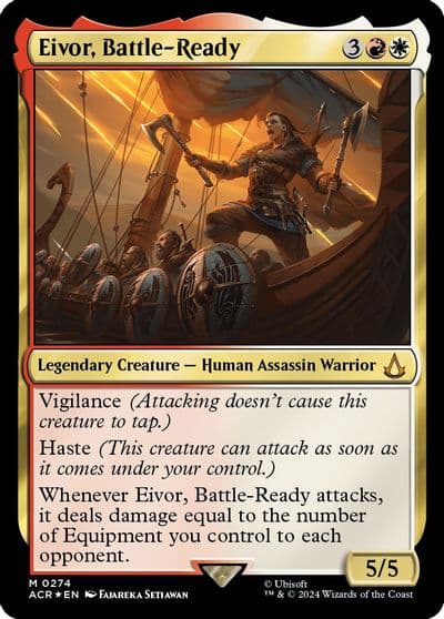 Eivor Battle Ready Universes Beyond: Assassin's Creed Magic card