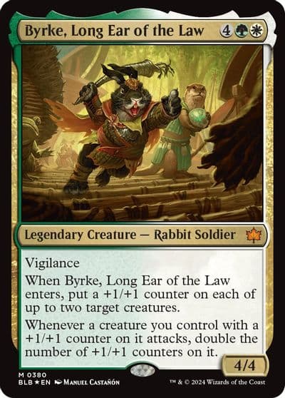 Byrke Long Ear of the Law Bloomburrow Magic card