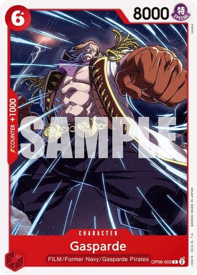 Gasparde Wings of the Captain One Piece card