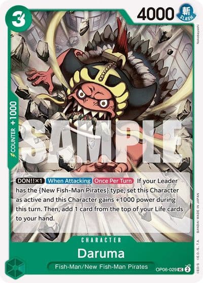 Daruma Wings of the Captain One Piece card