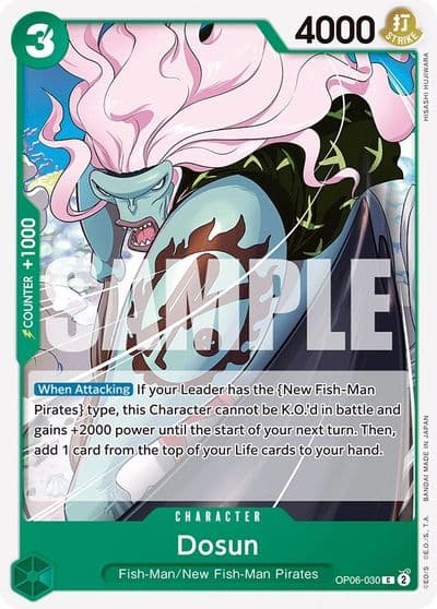 Dosun Wings of the Captain One Piece card