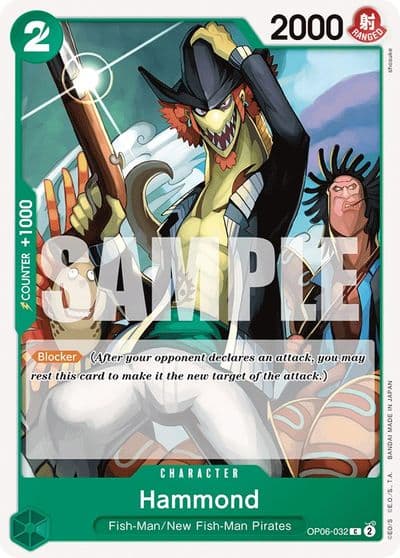 Hammond Wings of the Captain One Piece card