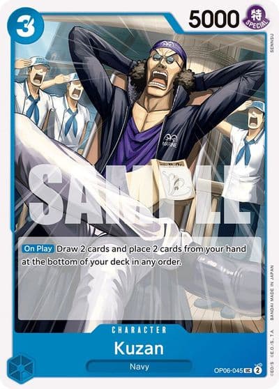 Kuzan Wings of the Captain One Piece card