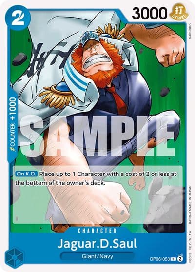 JaguarDSaul Wings of the Captain One Piece card