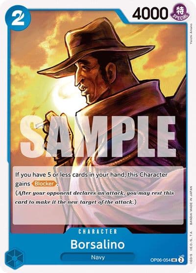 Borsalino Wings of the Captain One Piece card